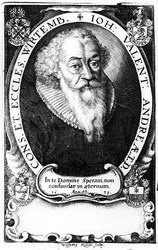 Porträt von Johann Valentine von Württemberg, graviert von Wolfgang Kilian (1581-1662) 1639